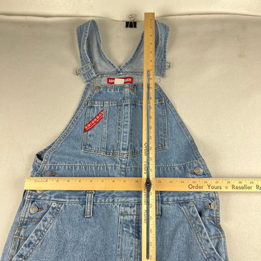 Vintage Unionbay Denim Overalls Mens Small Light Wash 90s Bib‎ Workwear
